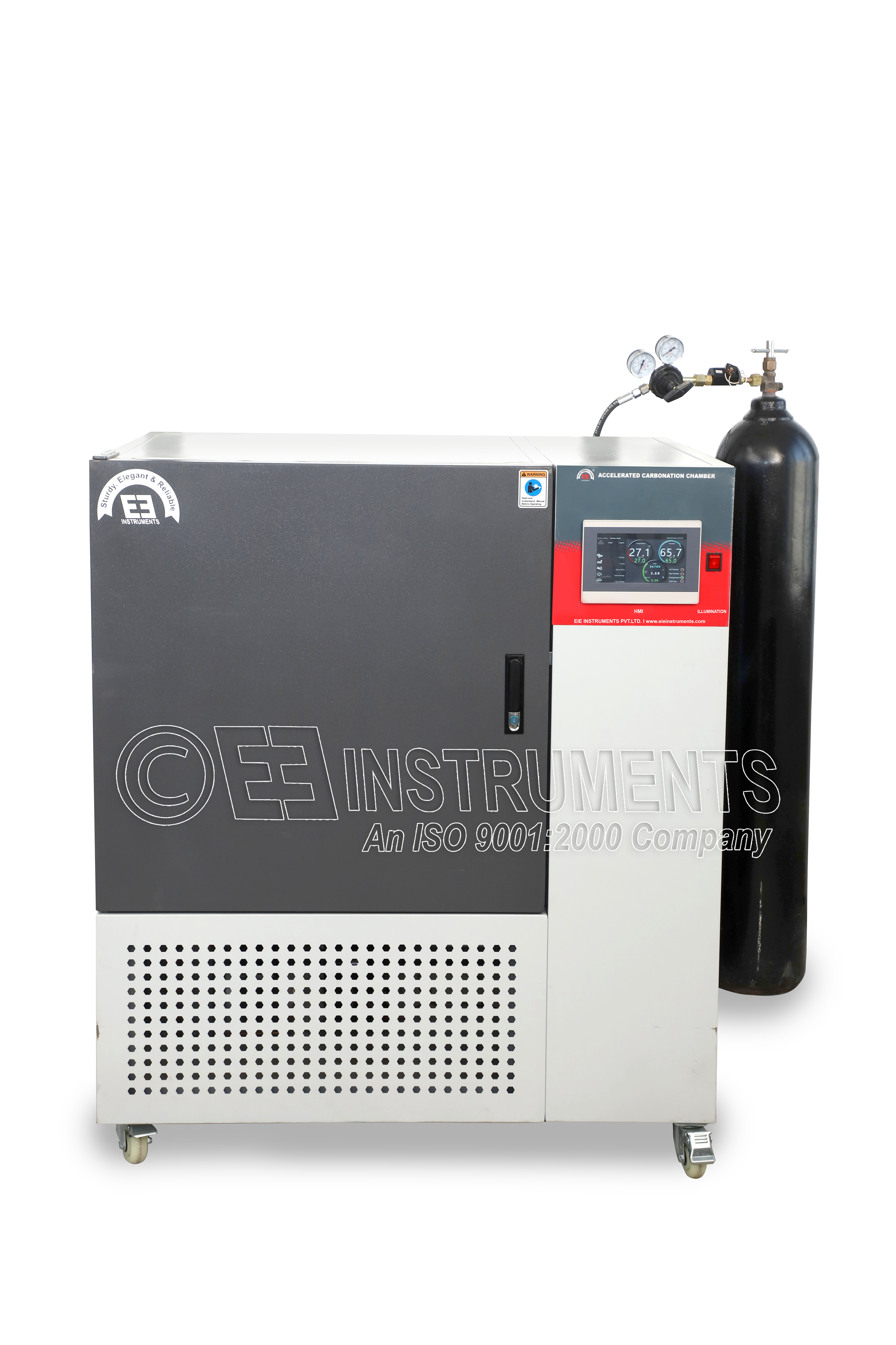 ACCELERATED CARBONATION CHAMBER-INNER S.S.-REFRIGERATED-60X60X60 CM-216 LITERS